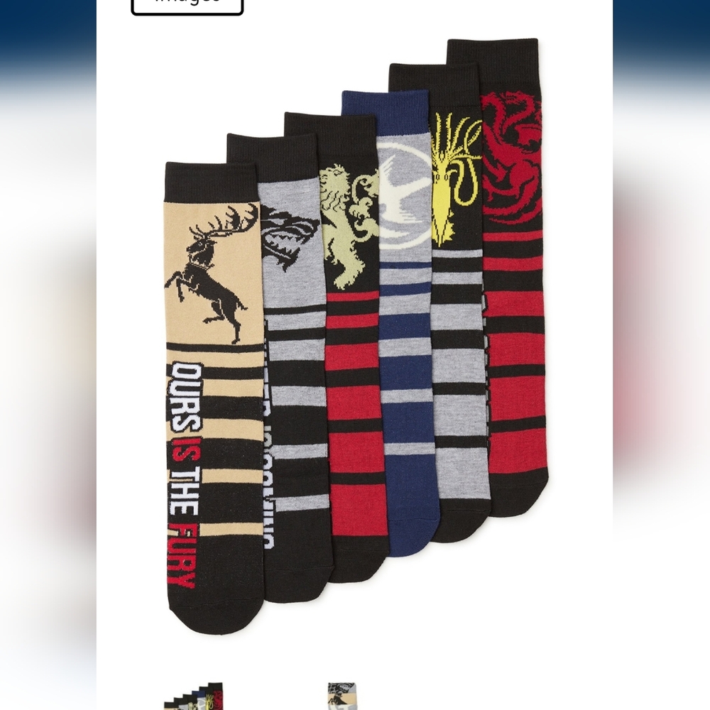 10/$20 Game of Thrones Socks New